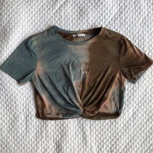 Zara Tie Dye Crop Top